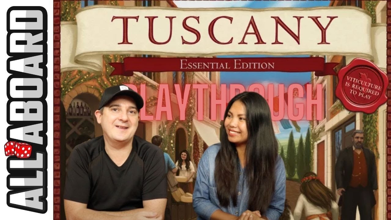 VITICULTURE with TUSCANY Expansion | Board Game | 2-Player Playthrough | A Wine for All Seasons
