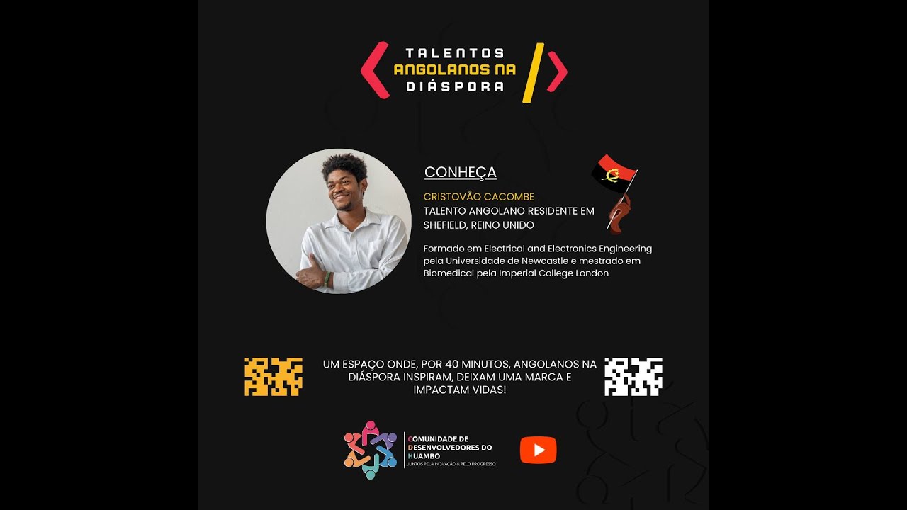 TALENTOS ANGOLANOS NA DIÁSPORA | COM CRISTOVÃO CACOMBE
