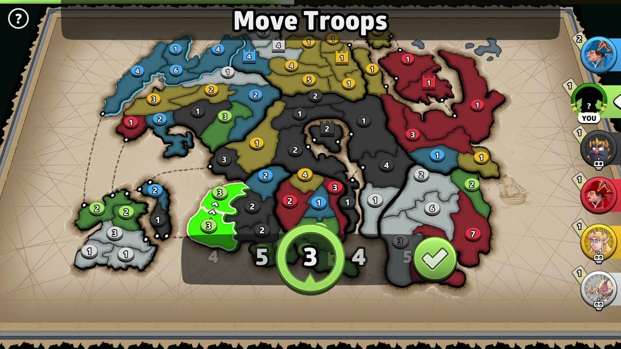 RISK Global Domination Elder Scrolls Map