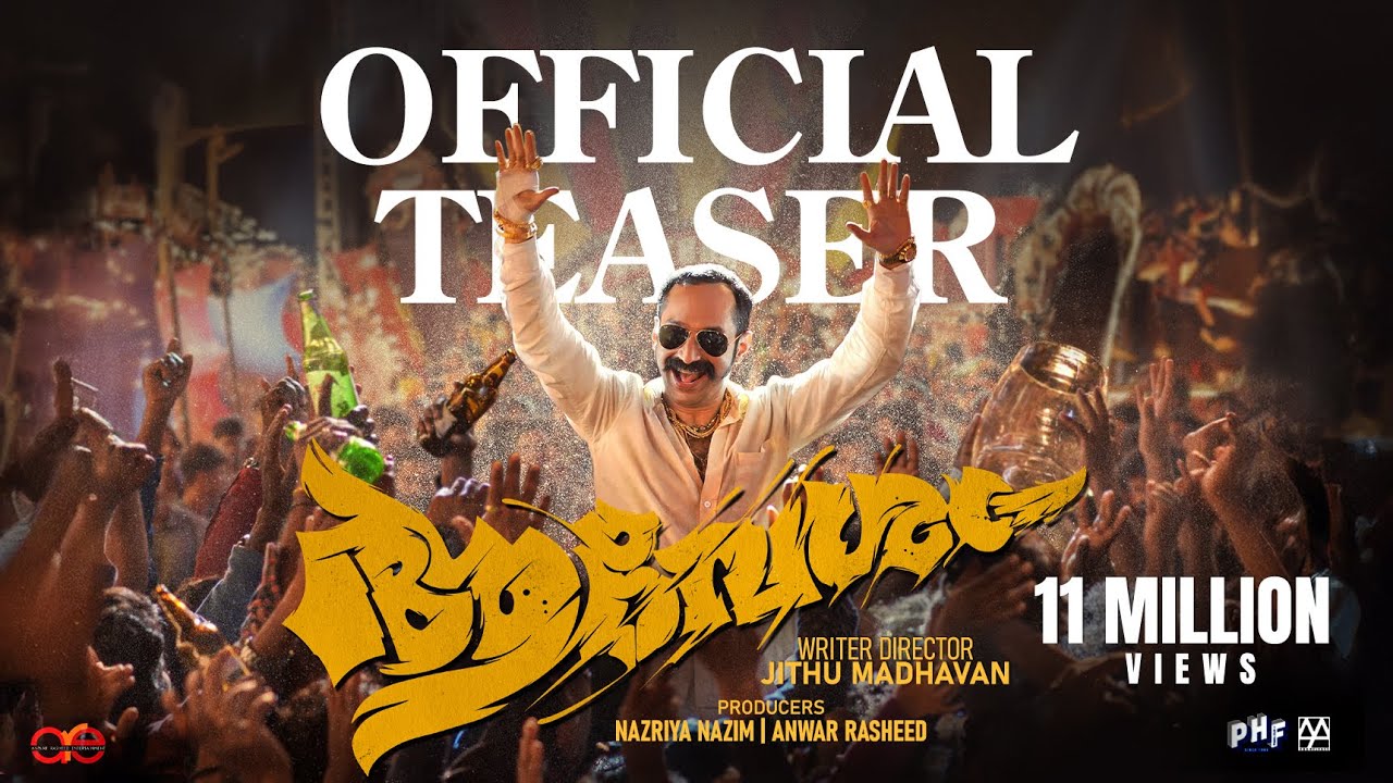 AAVESHAM Official Teaser | Jithu Madhavan | Fahadh Faasil | Sushin Shyam