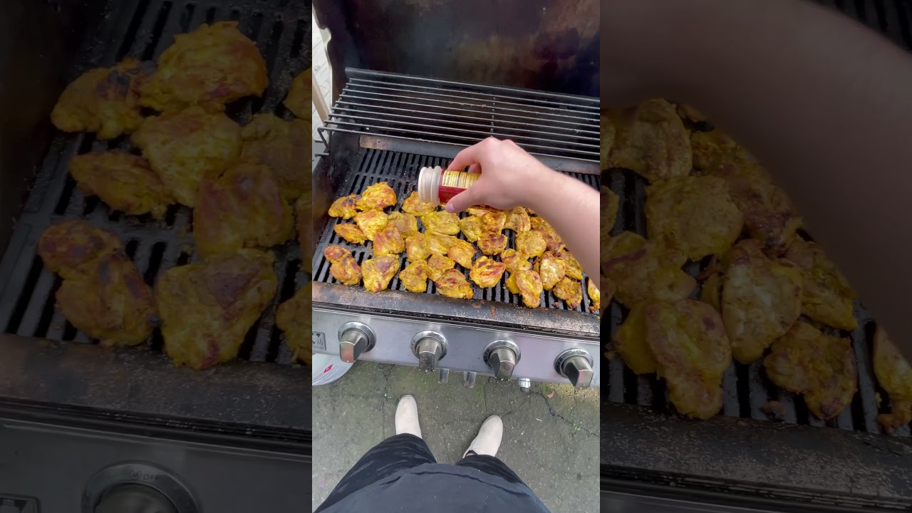 Saffron Chicken (Joojeh Kabob) #shorts