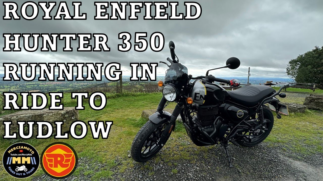 Royal Enfield Hunter 350 - Running In Ride To Ludlow