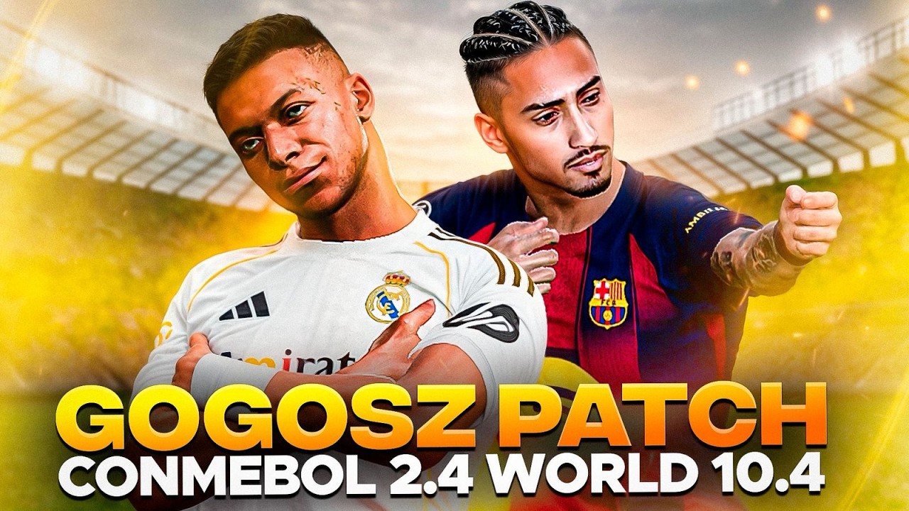 Gogosz Patch Como instalar versão World 10.4 e Conmebol 2.4 - Lançamento Novo Update  !!!