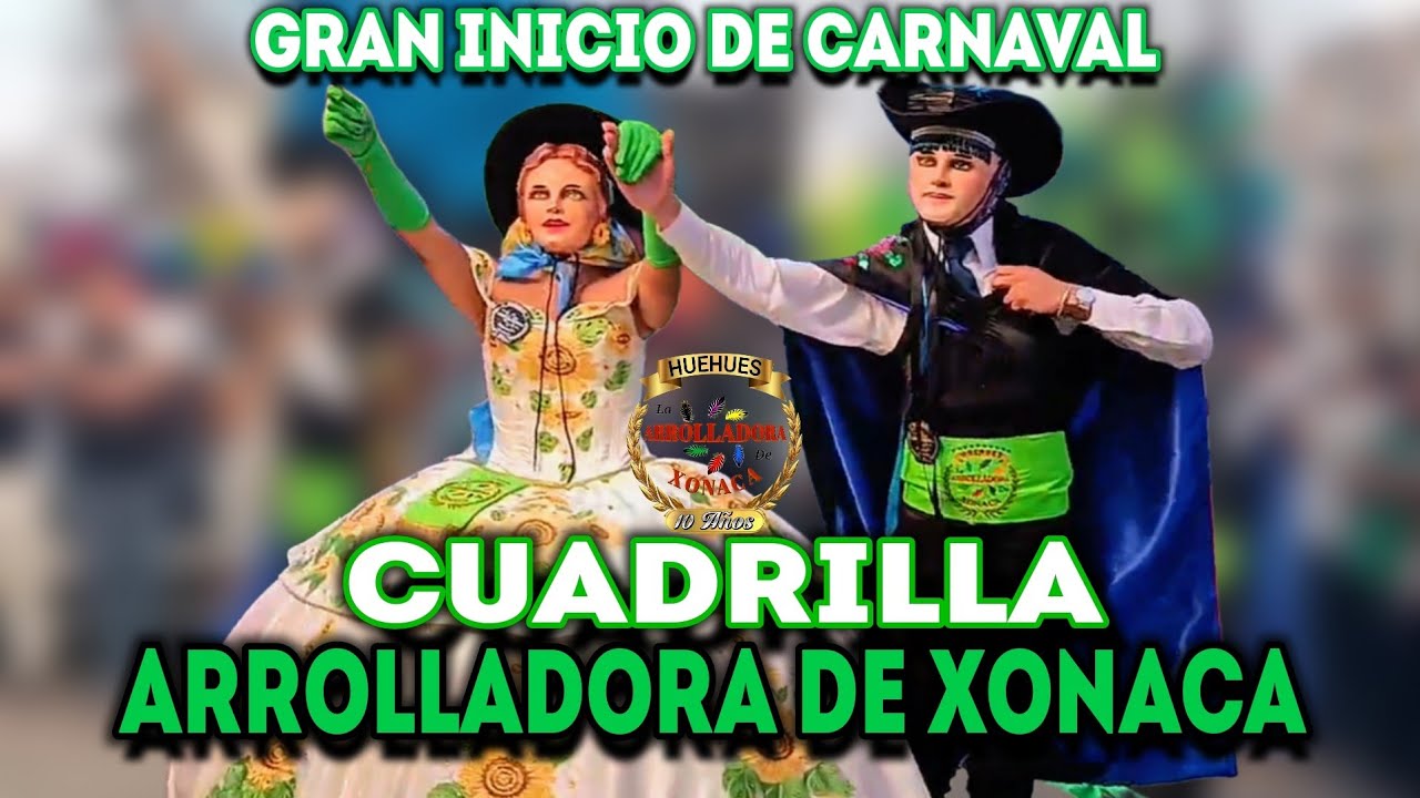 🔥GRAN DOMINGO DE CARNAVAL🔥 Cuadrilla La Arrolladora de Xonaca 2026 🎭