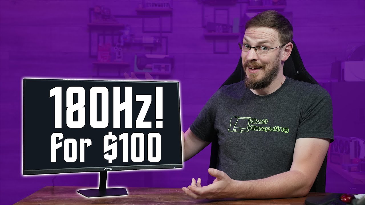 180Hz Monitor for under $100 - KTC H25T7 Review