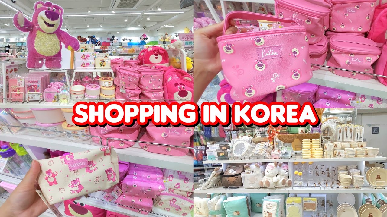 shopping in korea 🇰🇷 vlog, EVERYTHING in $1 🛍 Early Autumn collection, Makeup pouch |DAISO SHOPPING