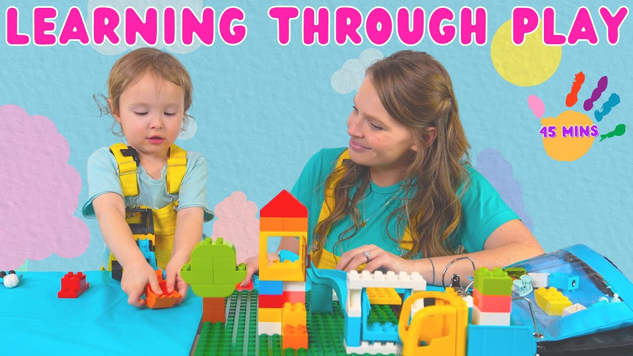 Legos + Magnatiles + More Construction Activities | Toddler Learning At Home | Learning Through Play