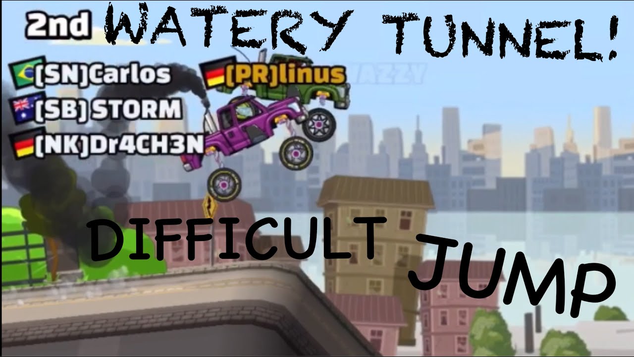 EXTREMELY CLOSE RACE #2 daily challenge watery tunnel - hcr2