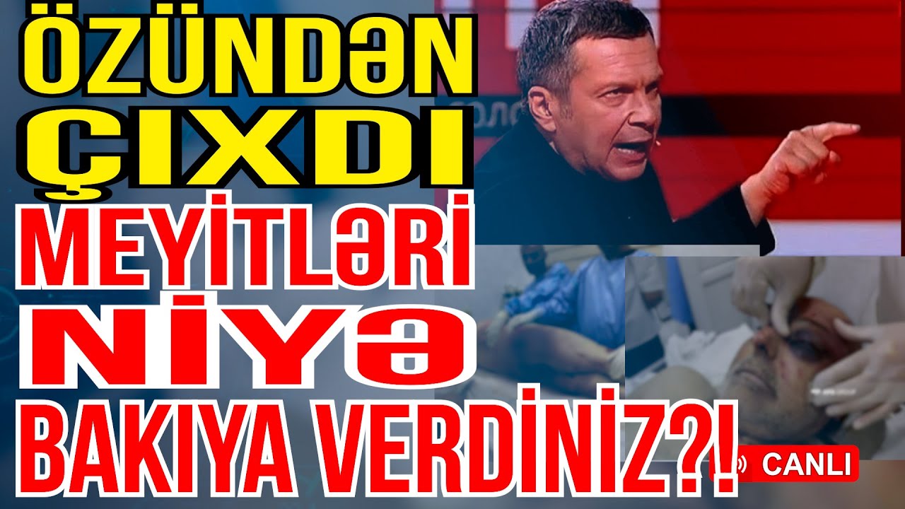Solovyov yenə özündən çıxdı - Meyitləri niyə Bakıya verdiniz?! - Gündəm Masada - Media Turk TV