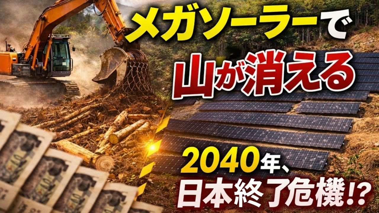 なぜ日本だけ？メガソーラーで山が削られる理由【文化考察】