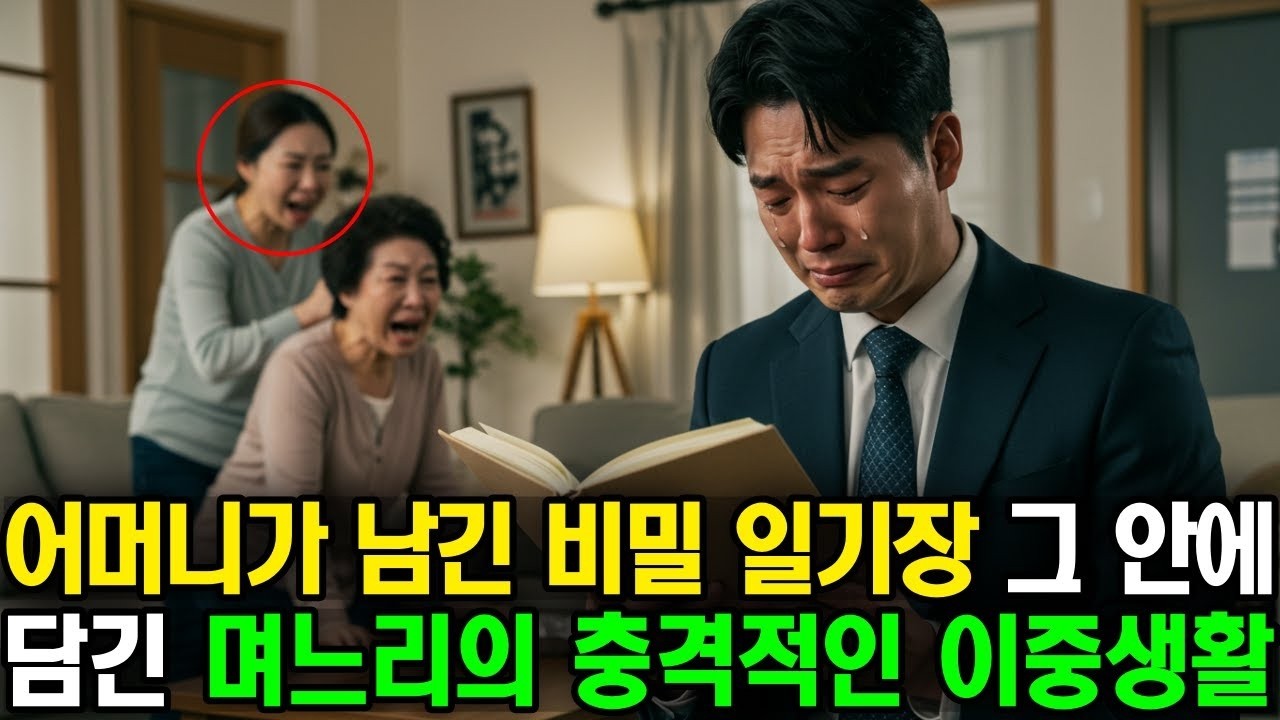 68세 어머니가 남긴 비밀 일기장, 그 안에 담긴 아내의 충격적인 이중생활