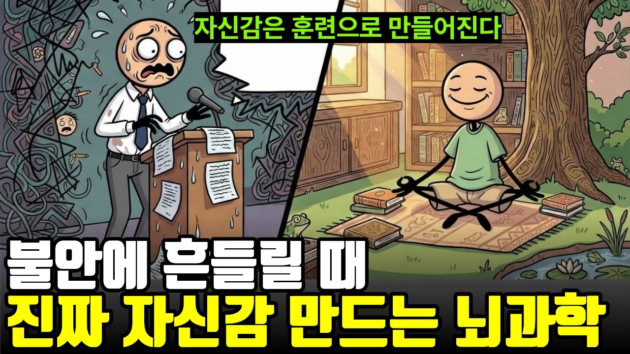 불안, 좌절을 극복하고 자신감을 당장 끌어올리는 비법을 소개합니다.