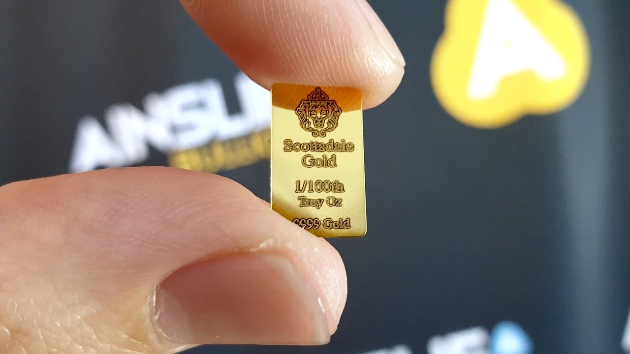 The world's SMALLEST gold bar