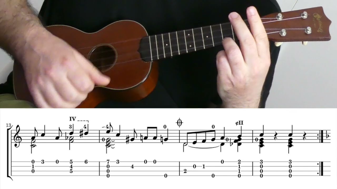 I Love You - Original ragtime for ukulele by Choan Gálvez