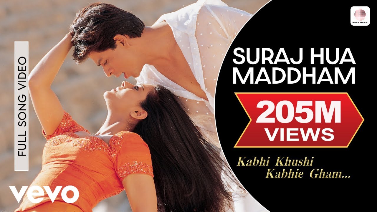 Suraj Hua Maddham Full Video - K3G|Shah Rukh Khan, Kajol |Sonu Nigam, Alka Yagnik