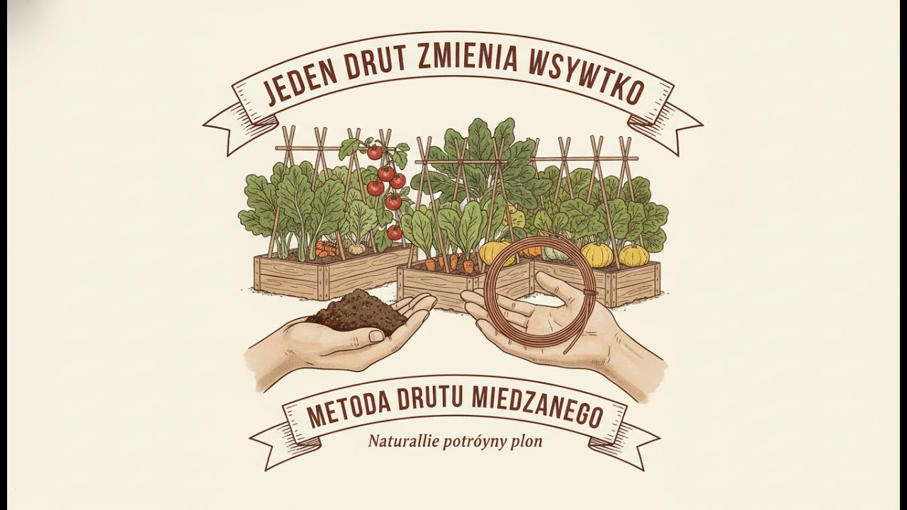 🌱 Drut miedziany może potroić Twoje plony — bez drogich nawozów i chemii!
