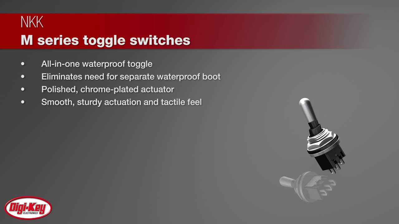 NKK M series toggle switches| Digi-Key Daily