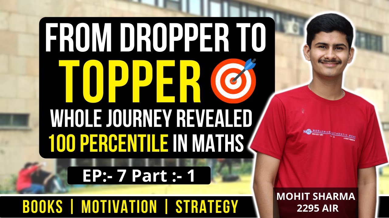Dropper to Topper Journey | IIT JEE Air 2295 | Dropper Motivation Ep:- 7 P-2 | JEET ki Journey