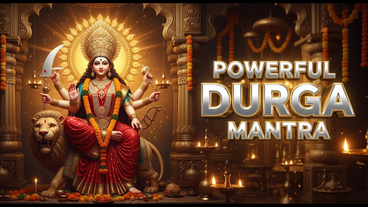 Powerful Durga Mantra for Protection, Strength & Fear Removal | ॐ दुं दुर्गायै नमः | 1 Hour Chanting