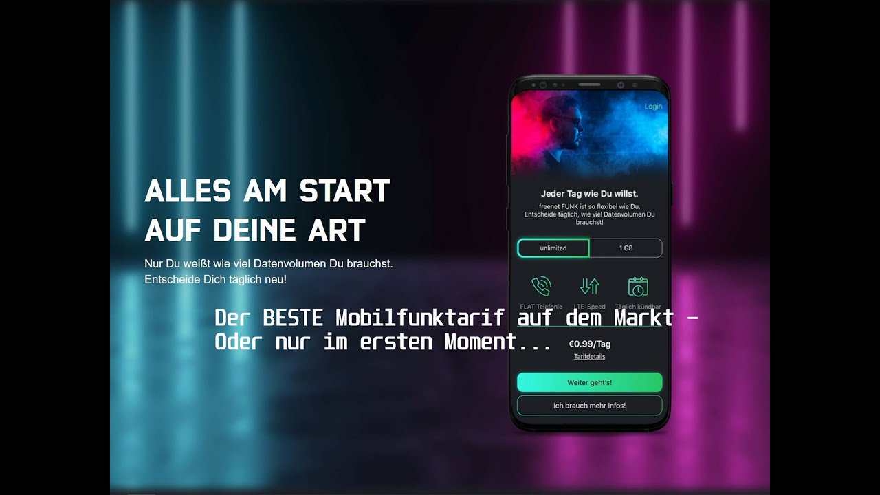 Der Beste Handytarif aller Zeiten ?? - Freenet Funk Test + Review [DEUTSCH]
