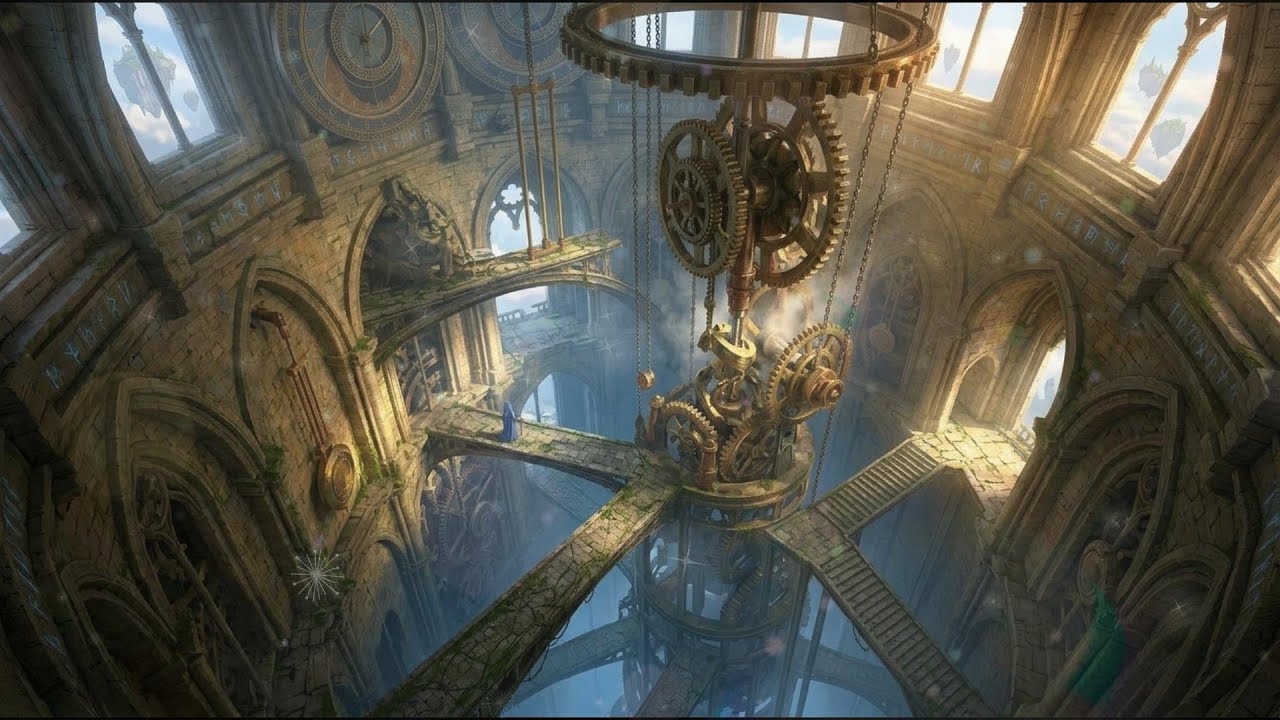 【Celtic Music】Echoes of the Clockwork Temple | 2 Hours | D&D / TTRPG【ケルト音楽/作業用・勉強用・睡眠用BGM】