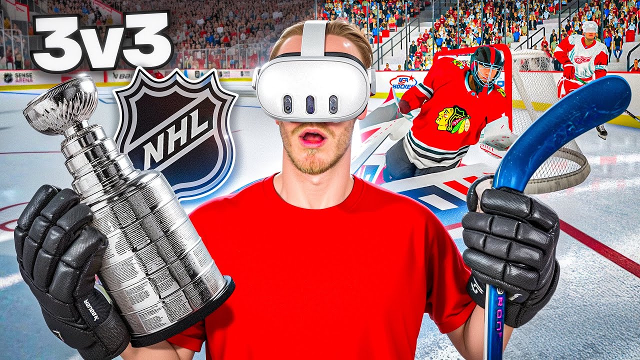 Новый хоккей NHL 3 на 3 в VR! *Первый взгляд*