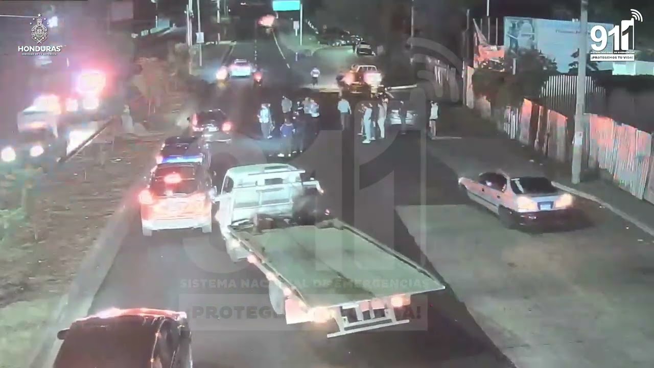 📍Comayagüela | Colonia 21 febrero Se captó un accidente de tránsito tipo atropello.