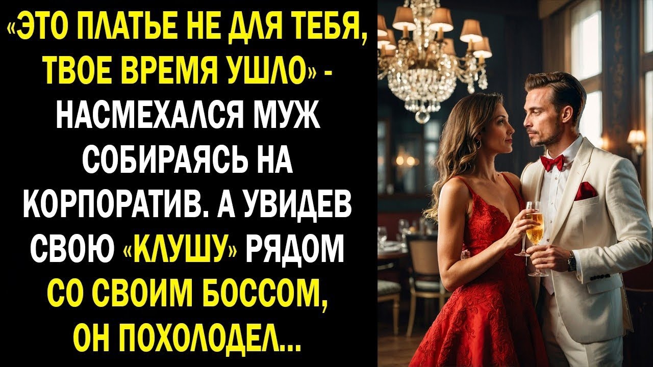 «Такое платье не для тебя, твое время ушло» - насмехался муж. А увидев свою 