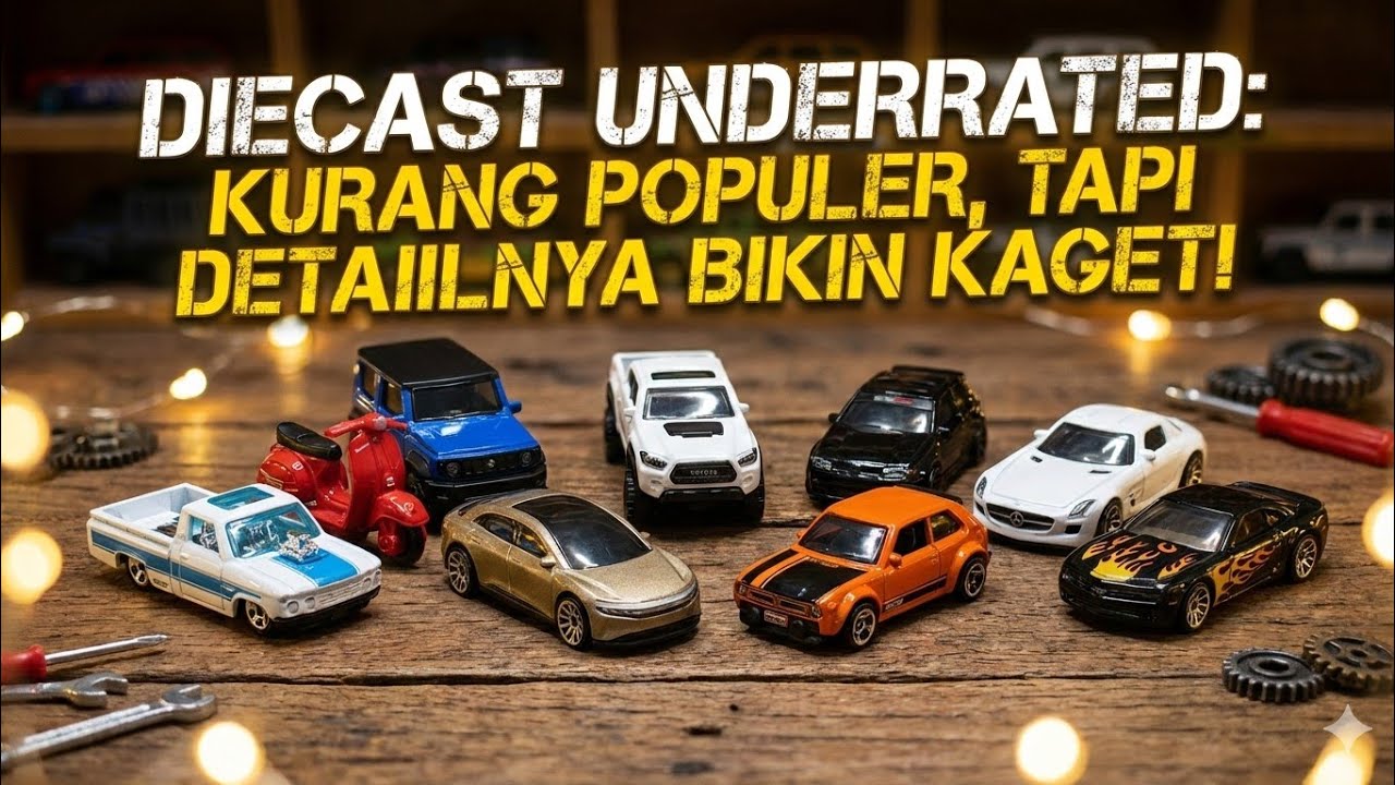 DIECAST UNDERRATED KURANG POPULER, TAPI DETAILNYA BIKIN KAGET