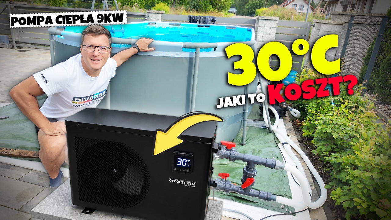 🔥 NAGRZAŁEM 13 500 LITR&Oacute;W WODY DO 30&deg;C! ILE TO KOSZTUJE? | POOLSYSTEM