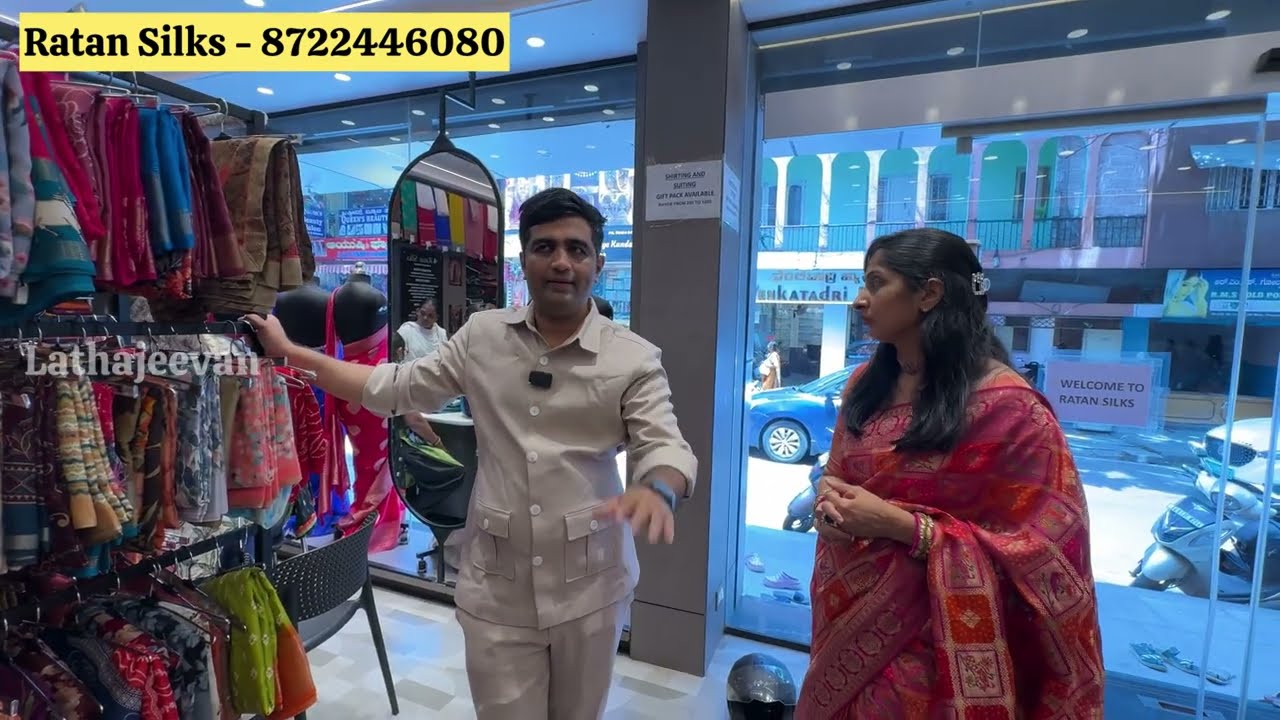 Saree Below 1000rs from Ratan Silk | Biggest Showroom in Bangalore Hanumanthnagar