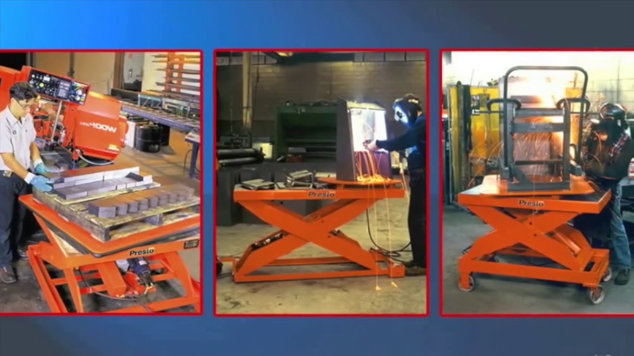 Presto Lifts XL-Series Scissors Lift Table