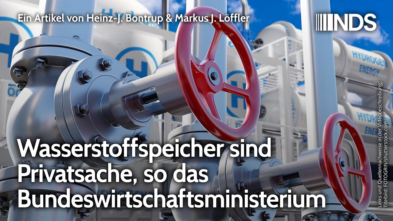 Wasserstoffspeicher sind Privatsache, so das Bundeswirtschaftsministerium | Bontrup & Löffler | NDS