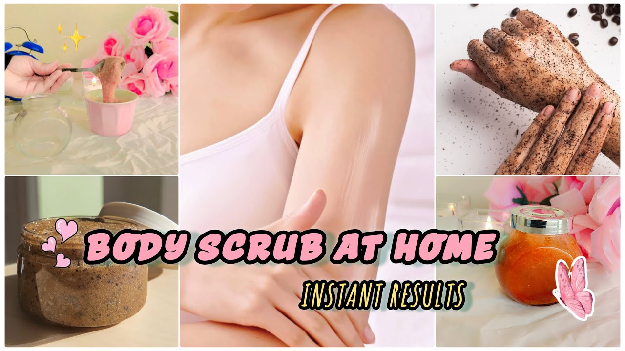 Best Homemade Body Scrub 👀|Ultimate DIY Body Scrub at Home| Glow in Just 5 Minutes