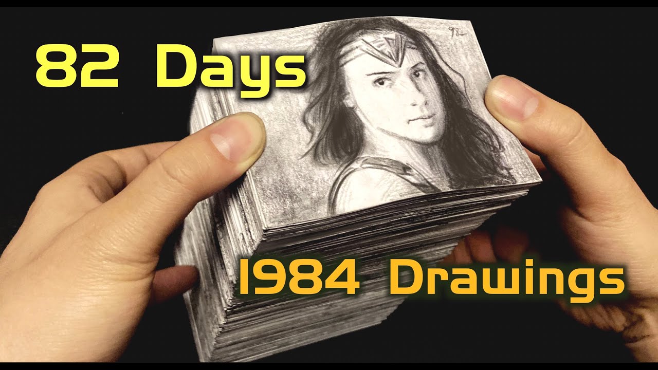 Flipbook-Wonder Woman —1984 drawings