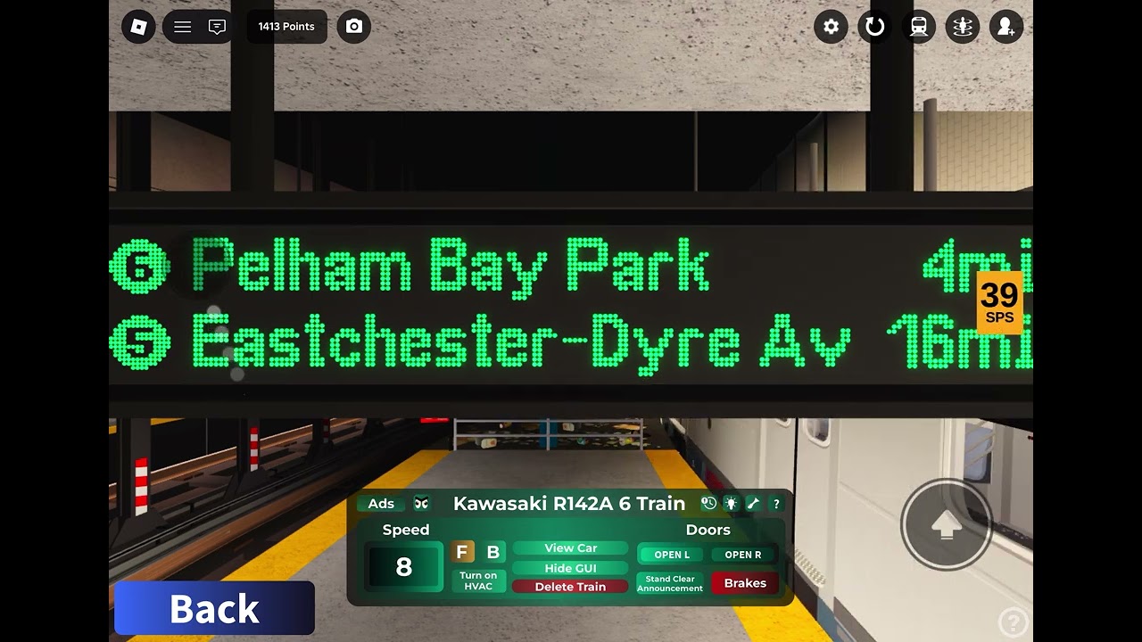 R142A 6 train, leaving 14th St Union Square Subway station.