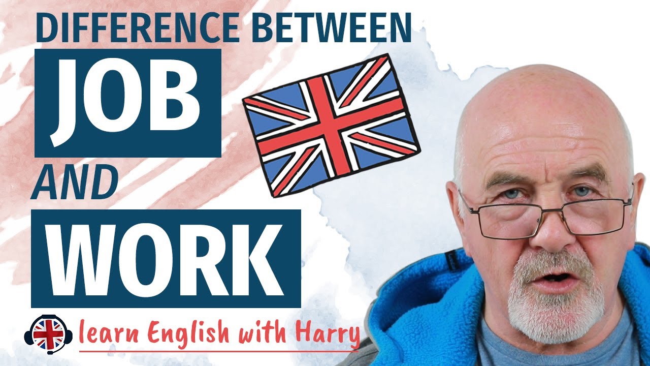 Difference between JOB and WORK - Improve your English Skills #englishlessons
