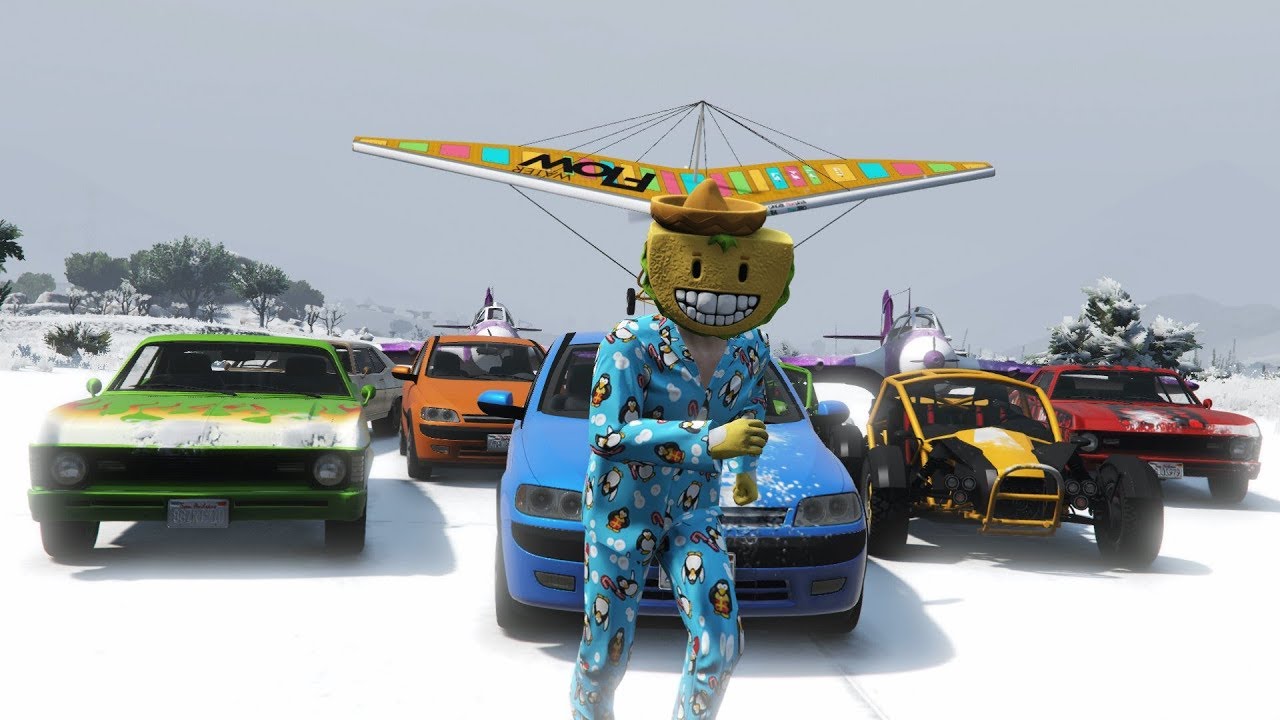 TODOS CONTRA MI EN LA NIEVE! ÉPICO! - GTA V ONLINE - GTA 5 ONLINE