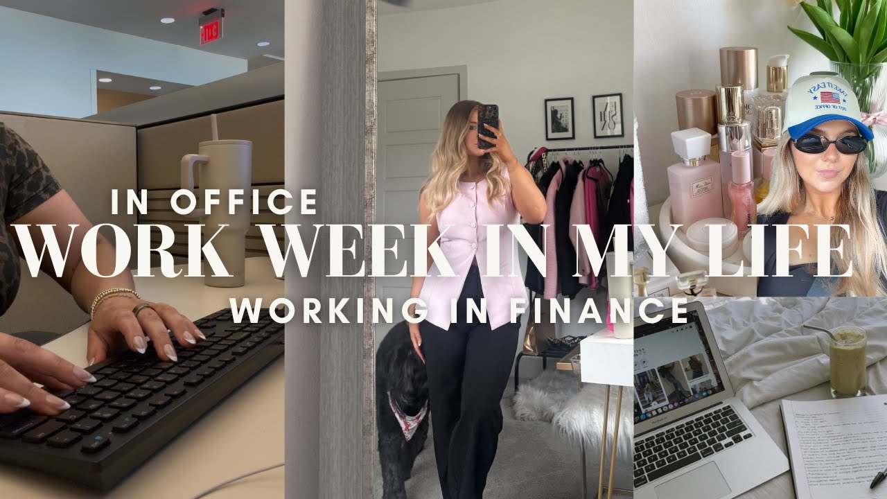 WORK WEEK IN MY LIFE | going into the office, love island watch party, pilates & more
