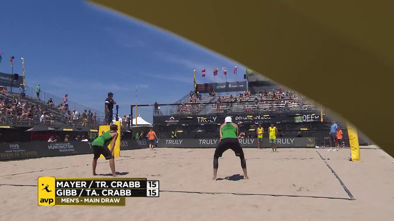 2018 FIVB Huntington Beach Open: Mayer/Crabb vs. Crabb/Gibb