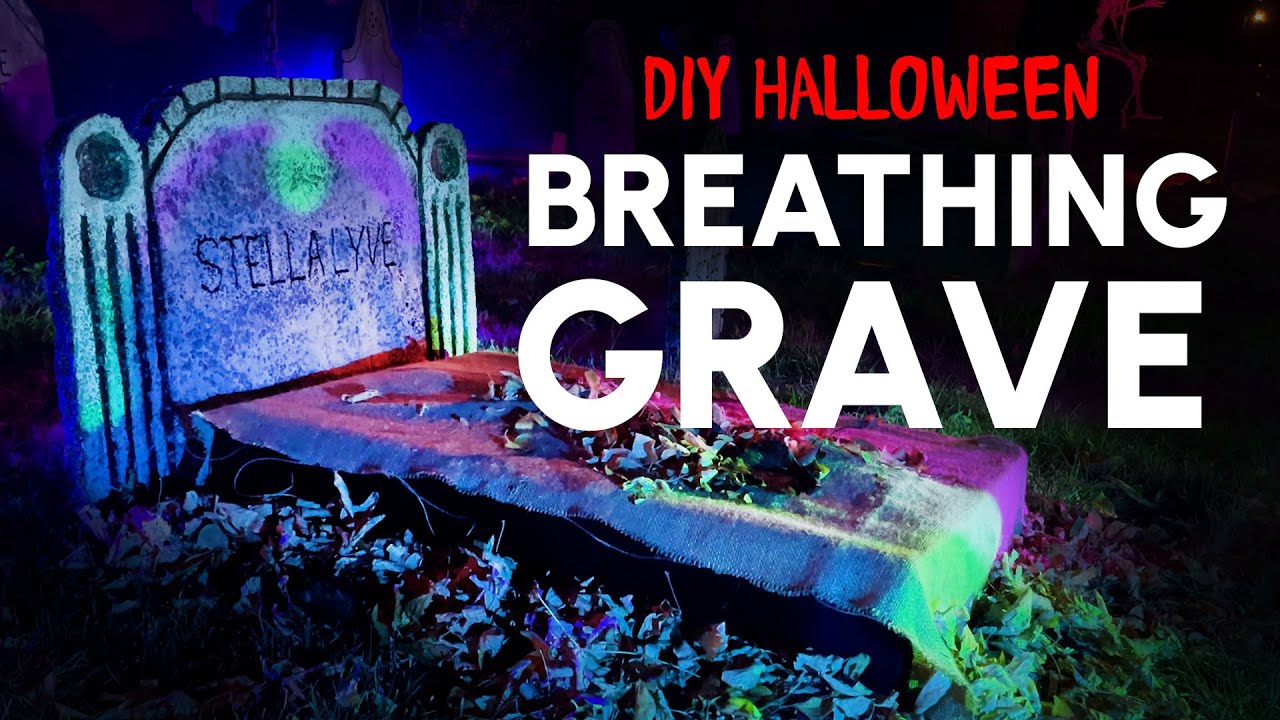 Breathing Grave DIY Halloween Prop CHEAP