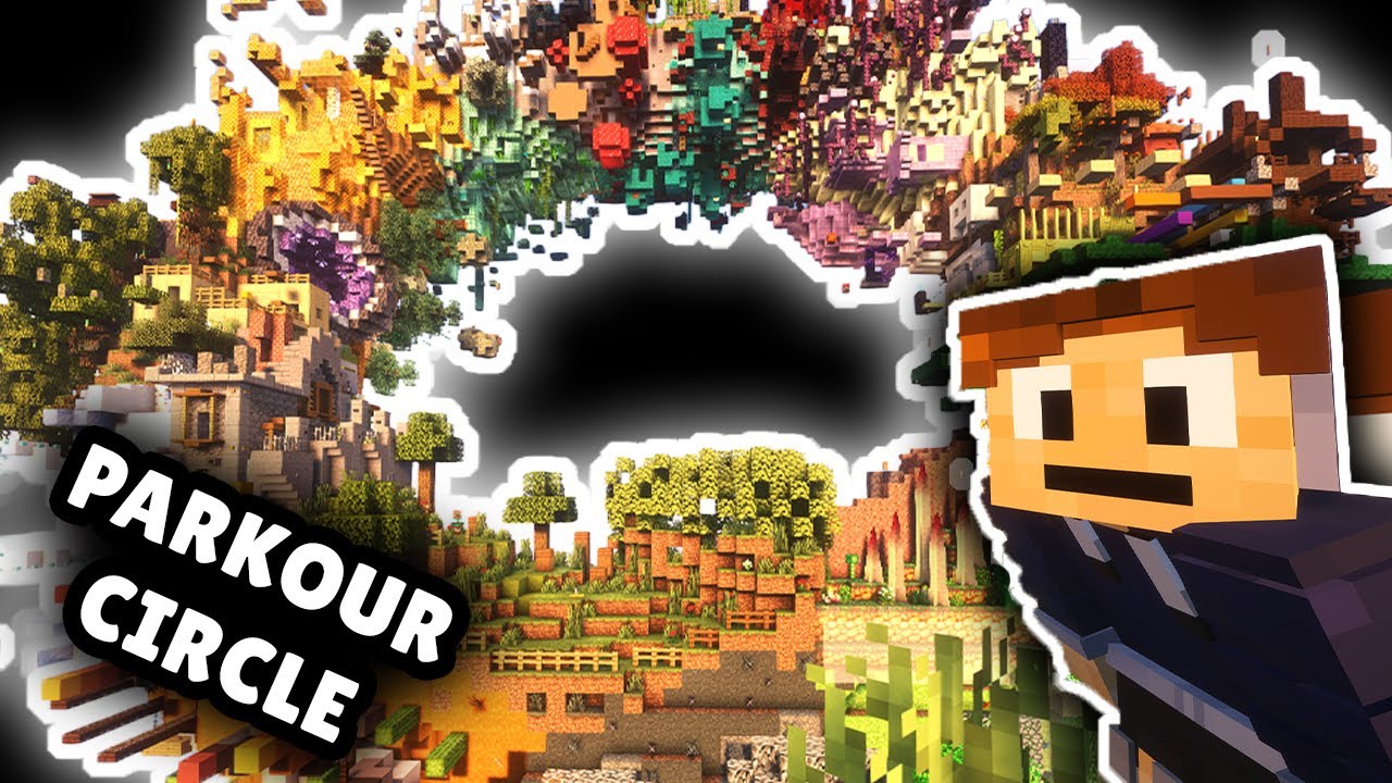 MEGA MINECRAFT PARKOUR CIRCLE