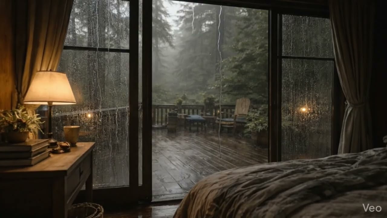 Peaceful Rain in the Forest | Soothing Rain Sounds For Relaxtion, Study, Sleep