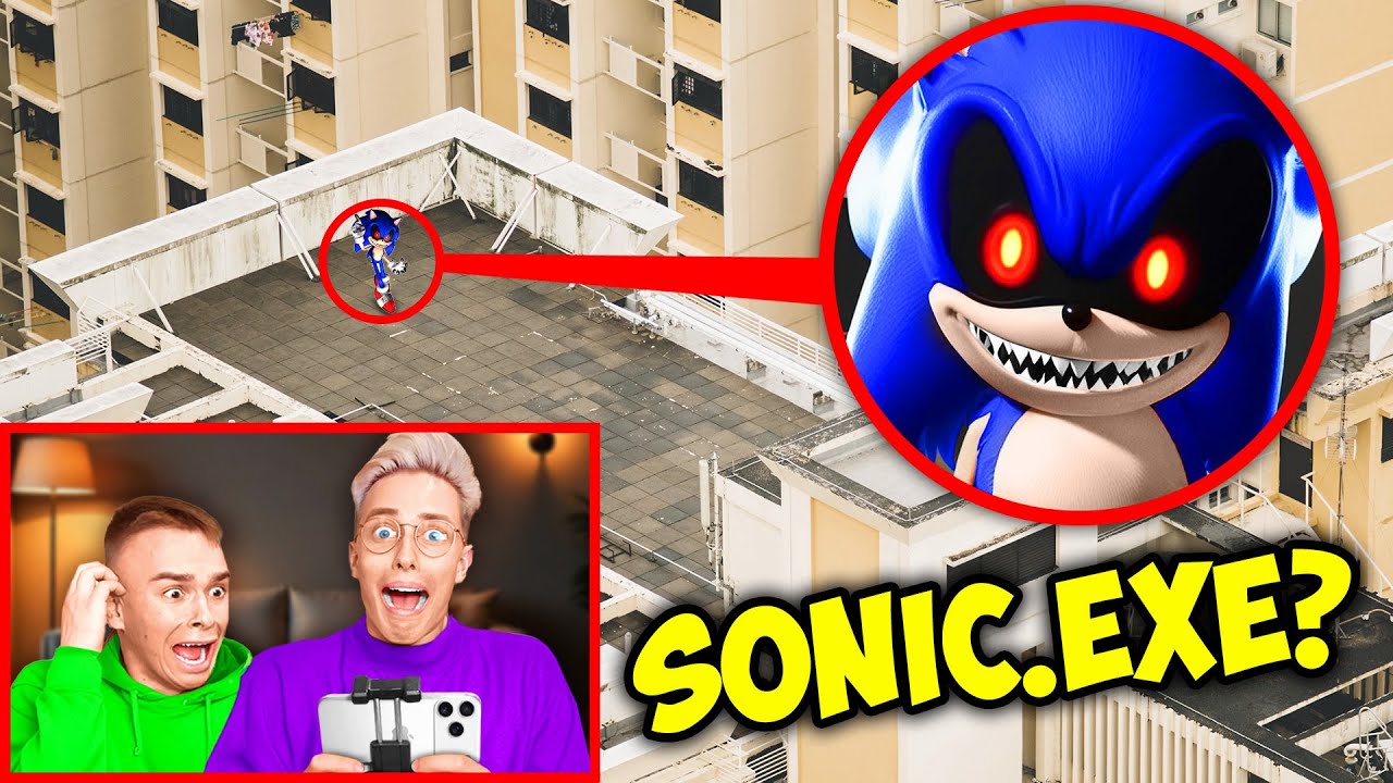 URGENT ! SONIC.EXE NOUS A ATTAQUÉS ! Mon drone a filmÉ le VRAI SONIC.EXE **il existe**