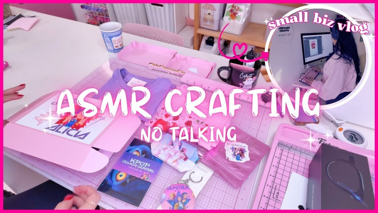 come craft with me - NO TALKING | asmr