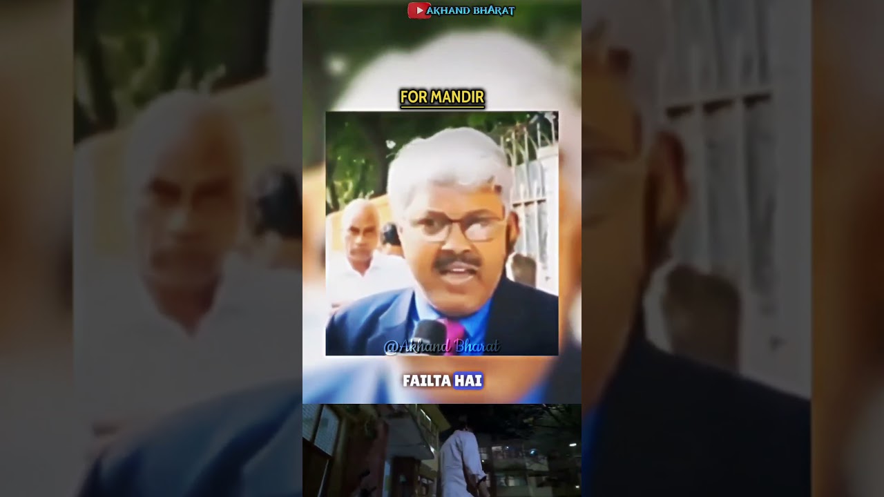 Meanwhile now - Candidate for Samajwadi party😶|  For Mandir😶 For Madjid?😶