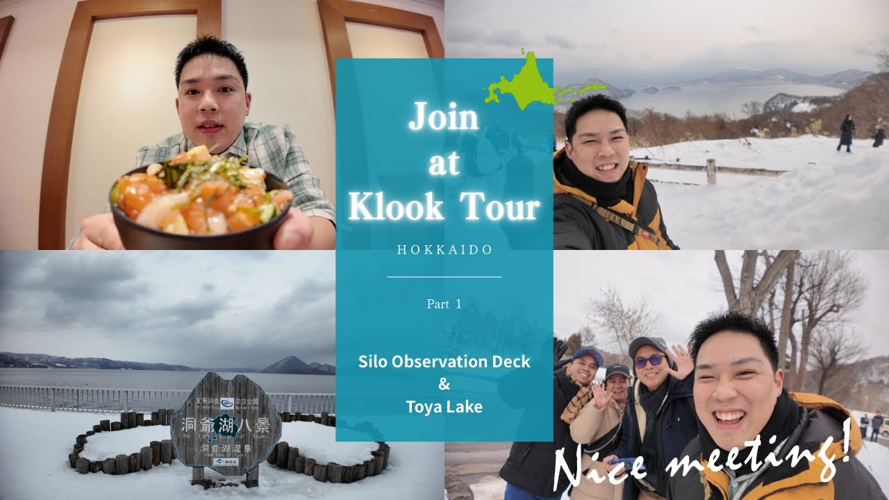 Join at Klook tour in Hokkaido Part 1! -Silo Observation Deck & Toya Lake- | Kenta-san Japinoy