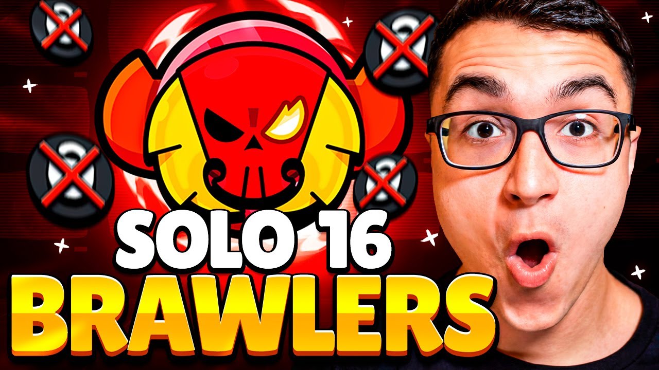 COMPETITIVO con SOLO 16 BRAWLERS (NO TIENE SENTIDO)💀