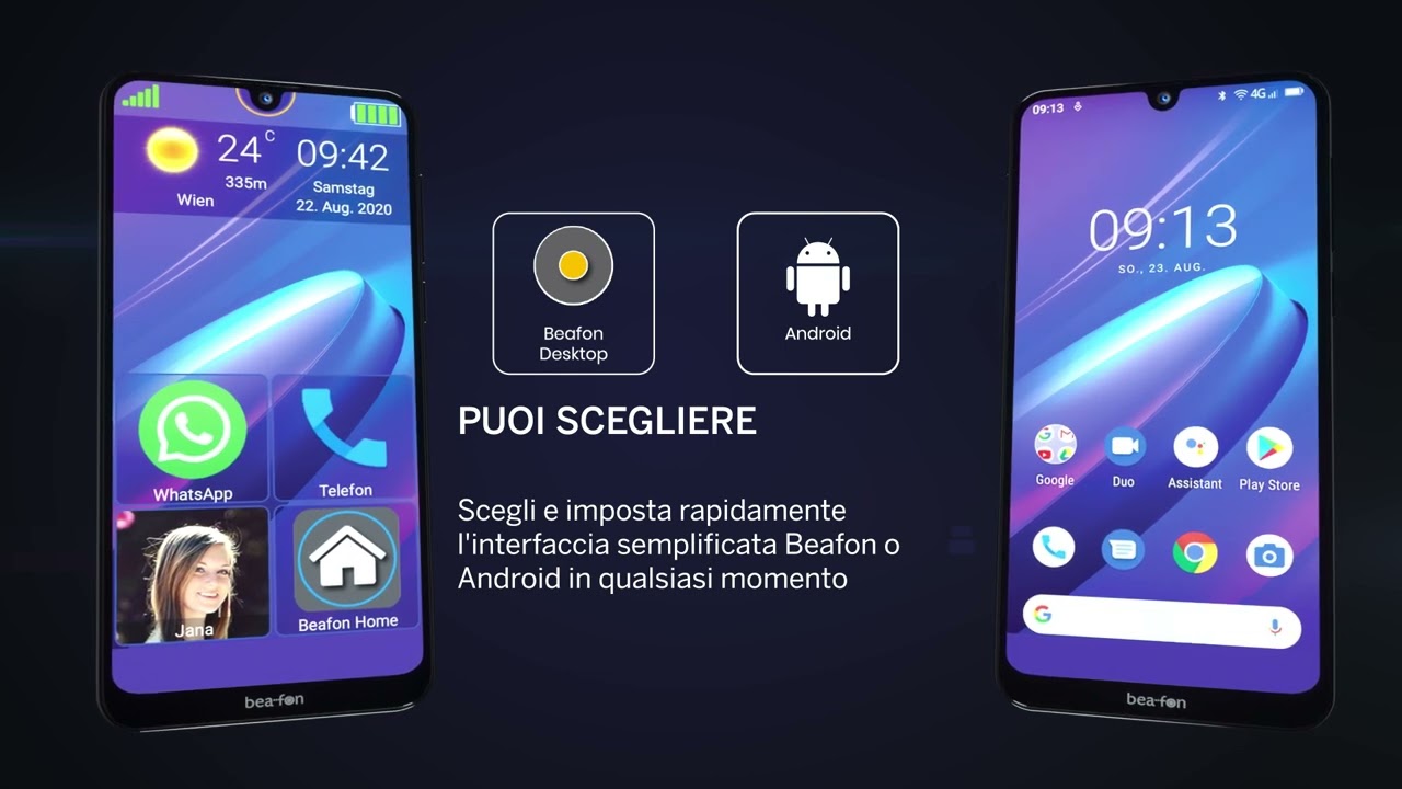 Bea fon Launcher Italien filamto app be easy