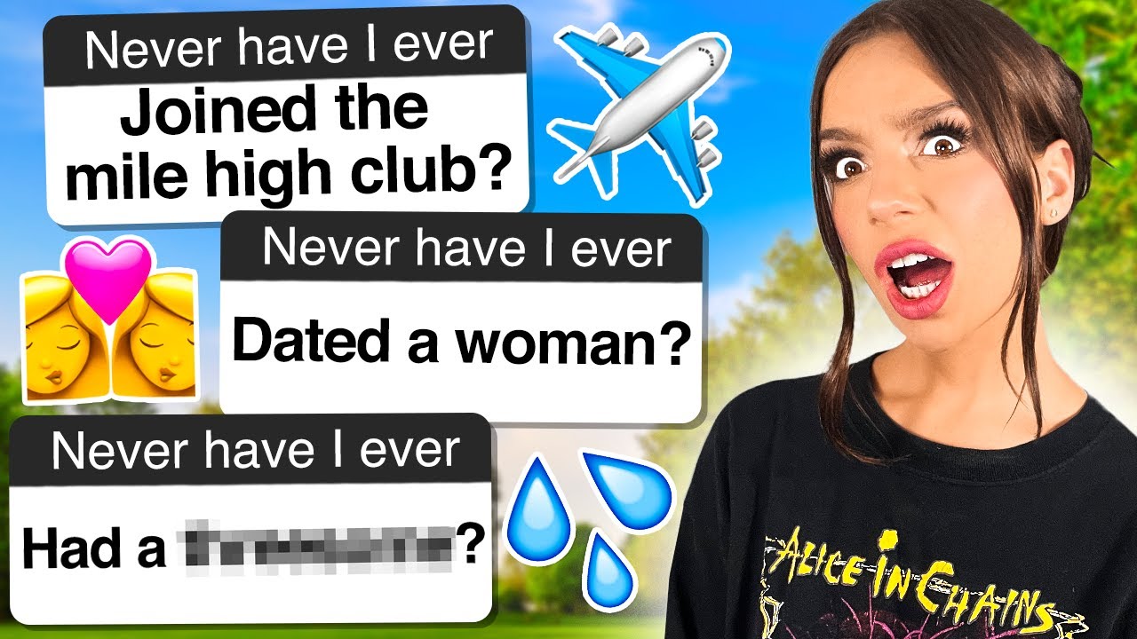 Naughty Never Have I Ever Q&A Challenge I April Olsen 😅